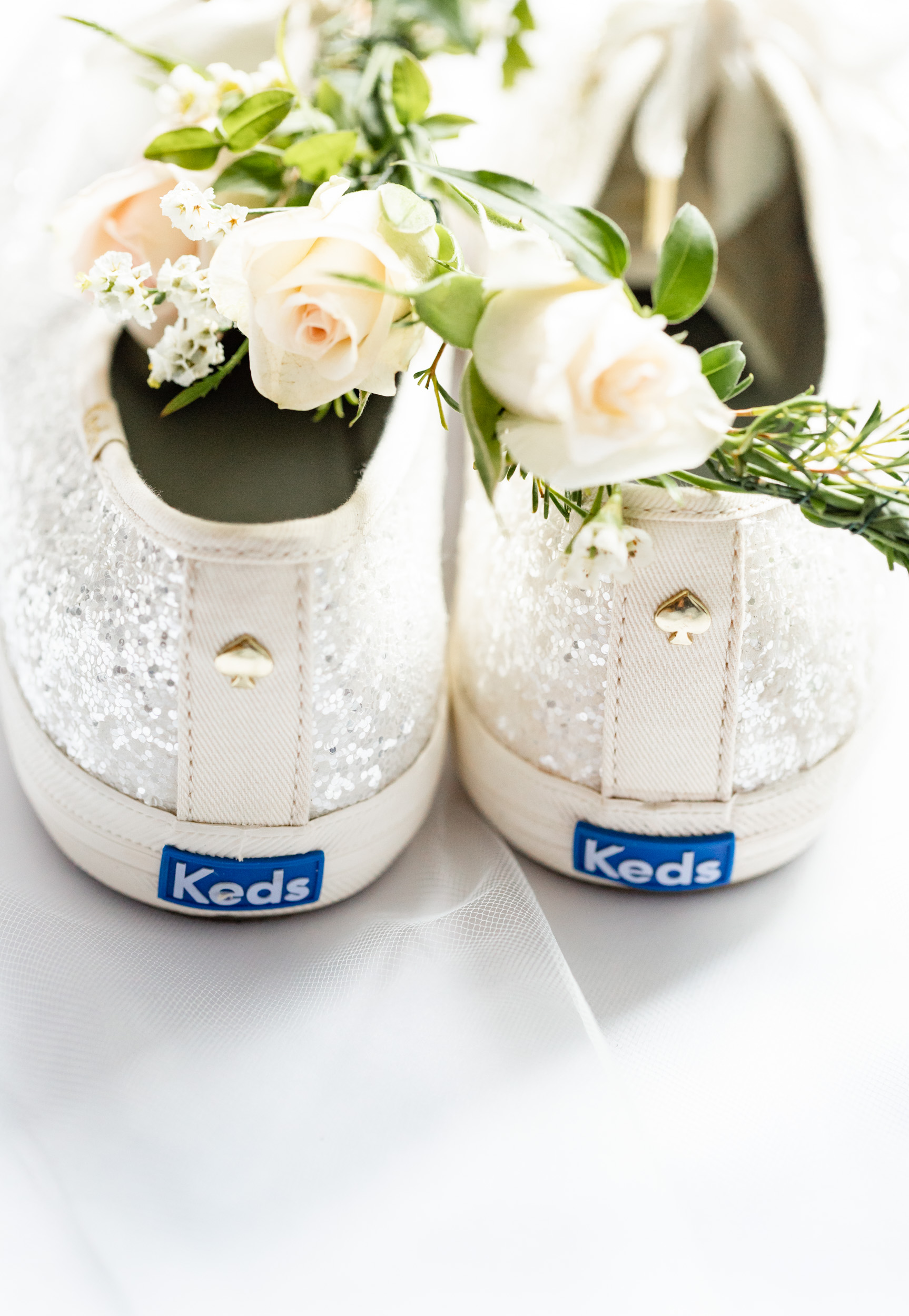 Wedding Details of Bride's Shoes at Tucson Wedding