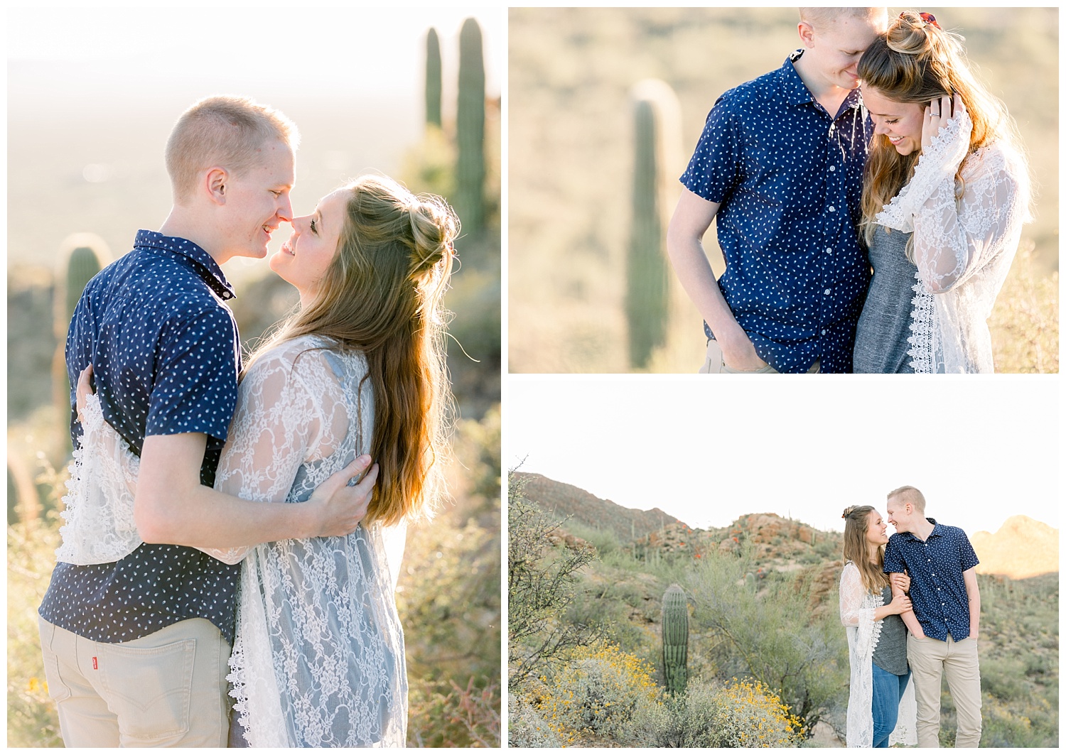 Joyful and Romantic Engagement Session by Tucson Wedding Photographer- Melissa Fritzsche Photography