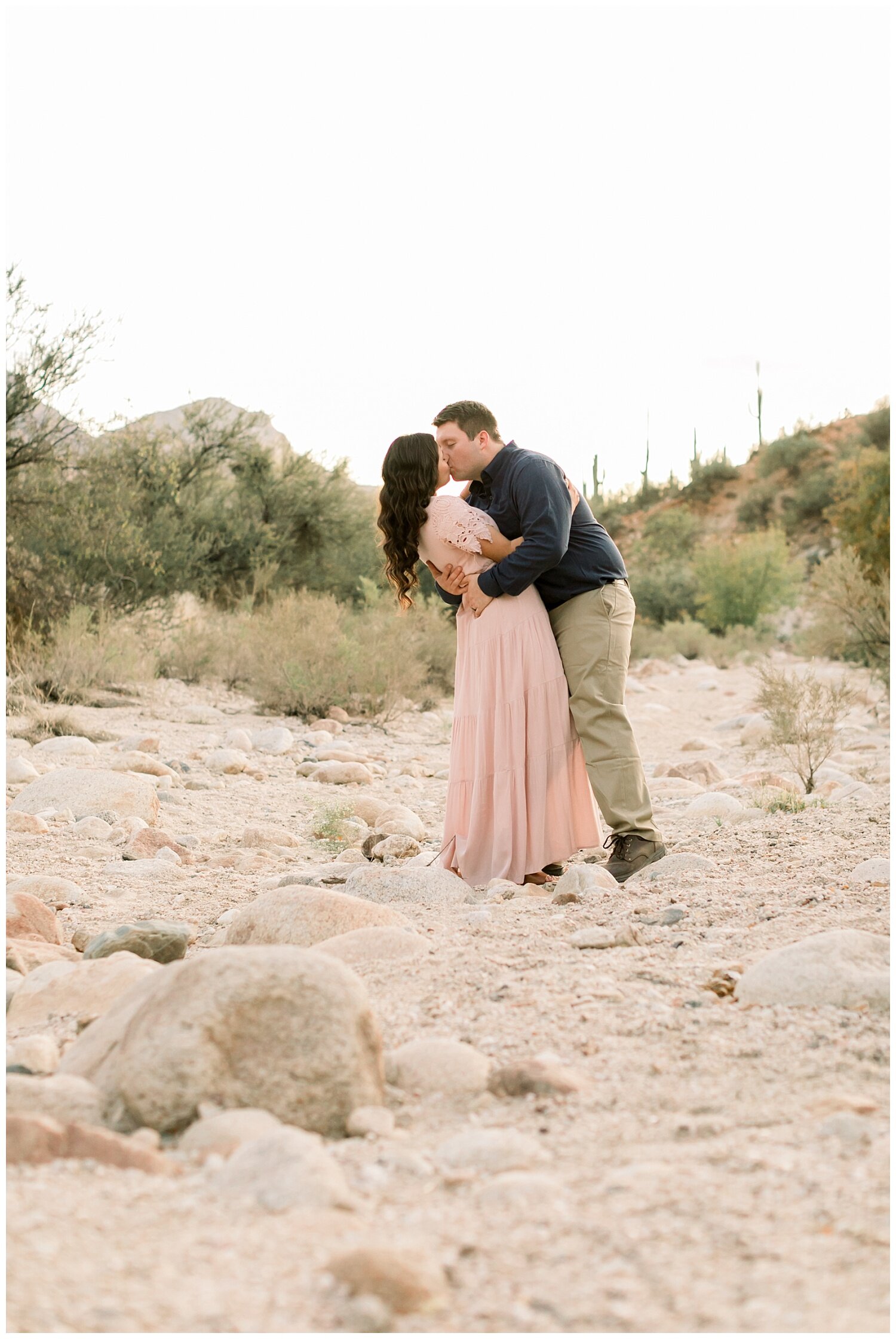 Engagement Photos at Catalina State Park by Tucson Wedding Photographers.