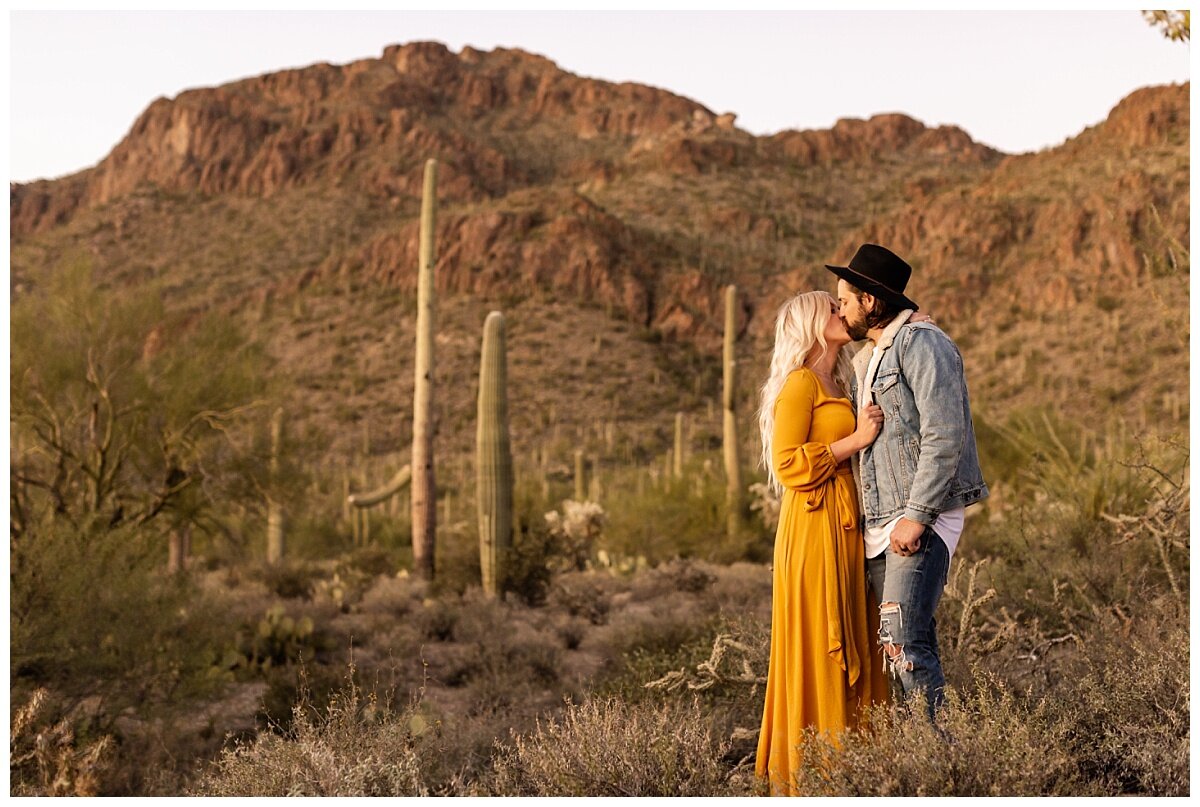 Engagement Session at Gates Pass in Tucson Arizona with Tucson Wedding Photographer Melissa Fritzsche Photography
