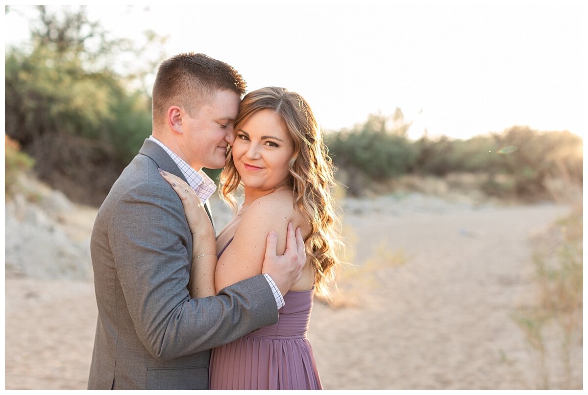 Tucson desert engagement session. What to wear to a desert engagement session. Wedding Photographers in Tucson.