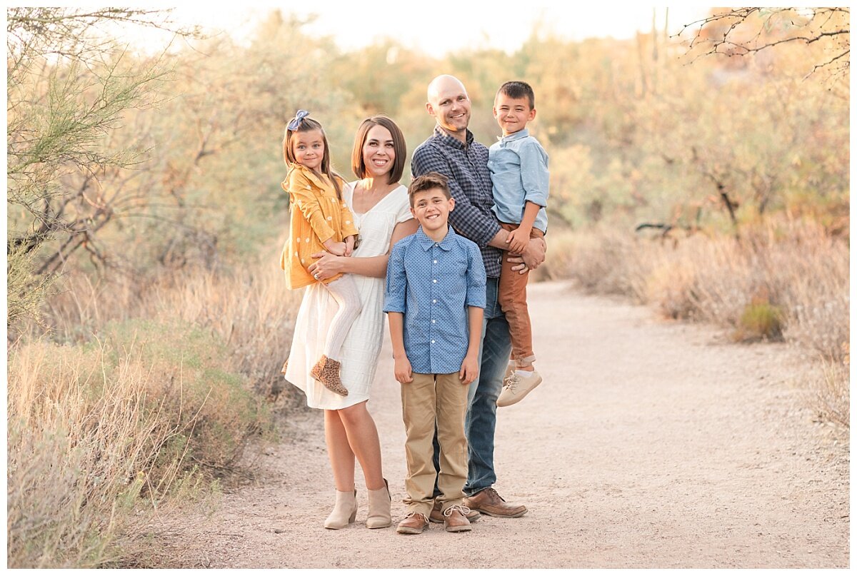 Honey Bee Canyon Family Session. Family Session in the desert.