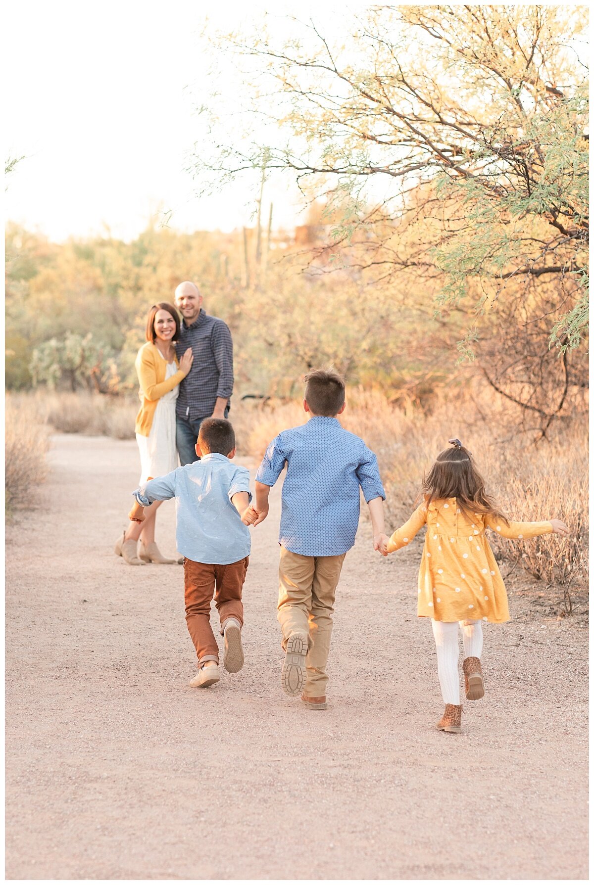 Joyful Family Pictures captured by Melissa Fritzsche Photograpy in Tucson, Arizona.
